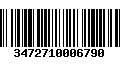 Código de Barras 3472710006790