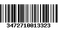 Código de Barras 3472710013323