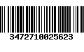 Código de Barras 3472710025623