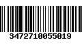 Código de Barras 3472710055019