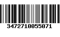 Código de Barras 3472710055071