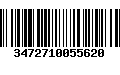 Código de Barras 3472710055620