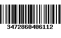 Código de Barras 3472860406112