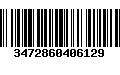 Código de Barras 3472860406129