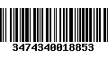 Código de Barras 3474340018853