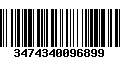 Código de Barras 3474340096899