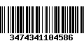 Código de Barras 3474341104586