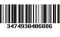 Código de Barras 3474930406886