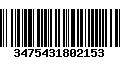 Código de Barras 3475431802153