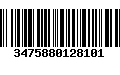 Código de Barras 3475880128101