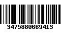 Código de Barras 3475880669413