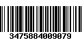 Código de Barras 3475884009079