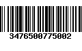 Código de Barras 3476500775002