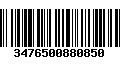 Código de Barras 3476500880850