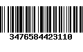 Código de Barras 3476584423110