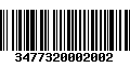 Código de Barras 3477320002002