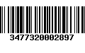 Código de Barras 3477320002897