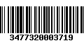 Código de Barras 3477320003719