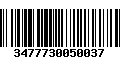 Código de Barras 3477730050037