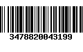 Código de Barras 3478820043199