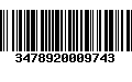 Código de Barras 3478920009743