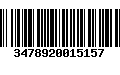 Código de Barras 3478920015157