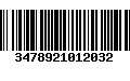 Código de Barras 3478921012032