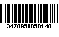 Código de Barras 3478950850148