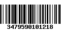 Código de Barras 3479590101218