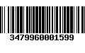 Código de Barras 3479960001599