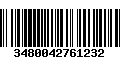 Código de Barras 3480042761232