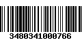 Código de Barras 3480341000766