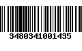 Código de Barras 3480341001435