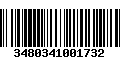 Código de Barras 3480341001732