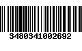 Código de Barras 3480341002692