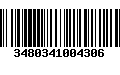 Código de Barras 3480341004306