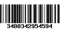 Código de Barras 3480342954594