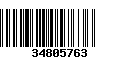 Código de Barras 34805763