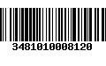 Código de Barras 3481010008120