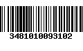 Código de Barras 3481010093102