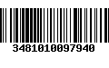 Código de Barras 3481010097940