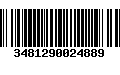 Código de Barras 3481290024889