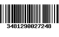 Código de Barras 3481290027248