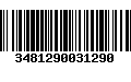 Código de Barras 3481290031290