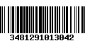 Código de Barras 3481291013042