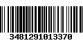 Código de Barras 3481291013370