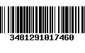 Código de Barras 3481291017460