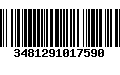 Código de Barras 3481291017590