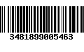 Código de Barras 3481899005463