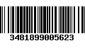 Código de Barras 3481899005623